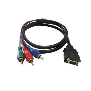 "MDR 14" prie 3 prievadų RCA kabelis
